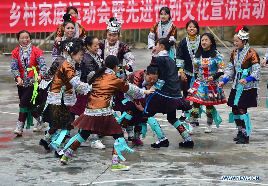 CHINA-GUANGXI-RONGSHUI-MIAO ETHNIC GROUP-FUN MATCH (CN)